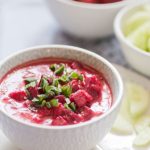 Zupa pieczarkowa z żurawiną